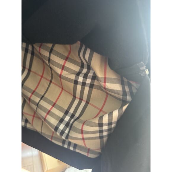 Burberry Women’s Y2K Winter Jacket With Zip Wool Lining Size 14Retail $2000 Plus - Picture 4 of 11